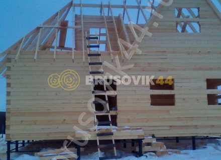 Дом из бруса 150х150 мм. по проекту № 5