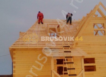 Дом из бруса 150х150 мм. по проекту № 5