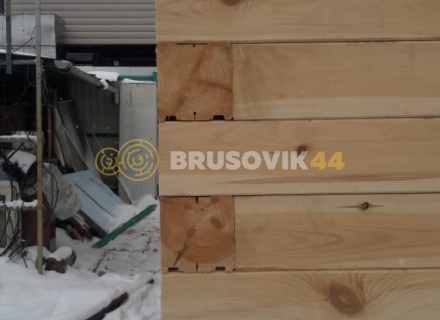 Дом 6х8 м из профилированного бруса 145х145 мм в Ивантеевке