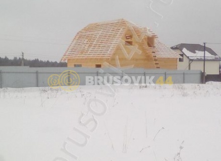 Дом из бруса 150х150 мм. по проекту № 5