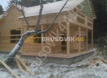 Дом 10х11 из профилированного бруса 145х195 мм