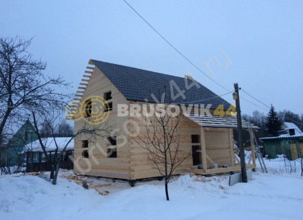 Строительство брусового дома